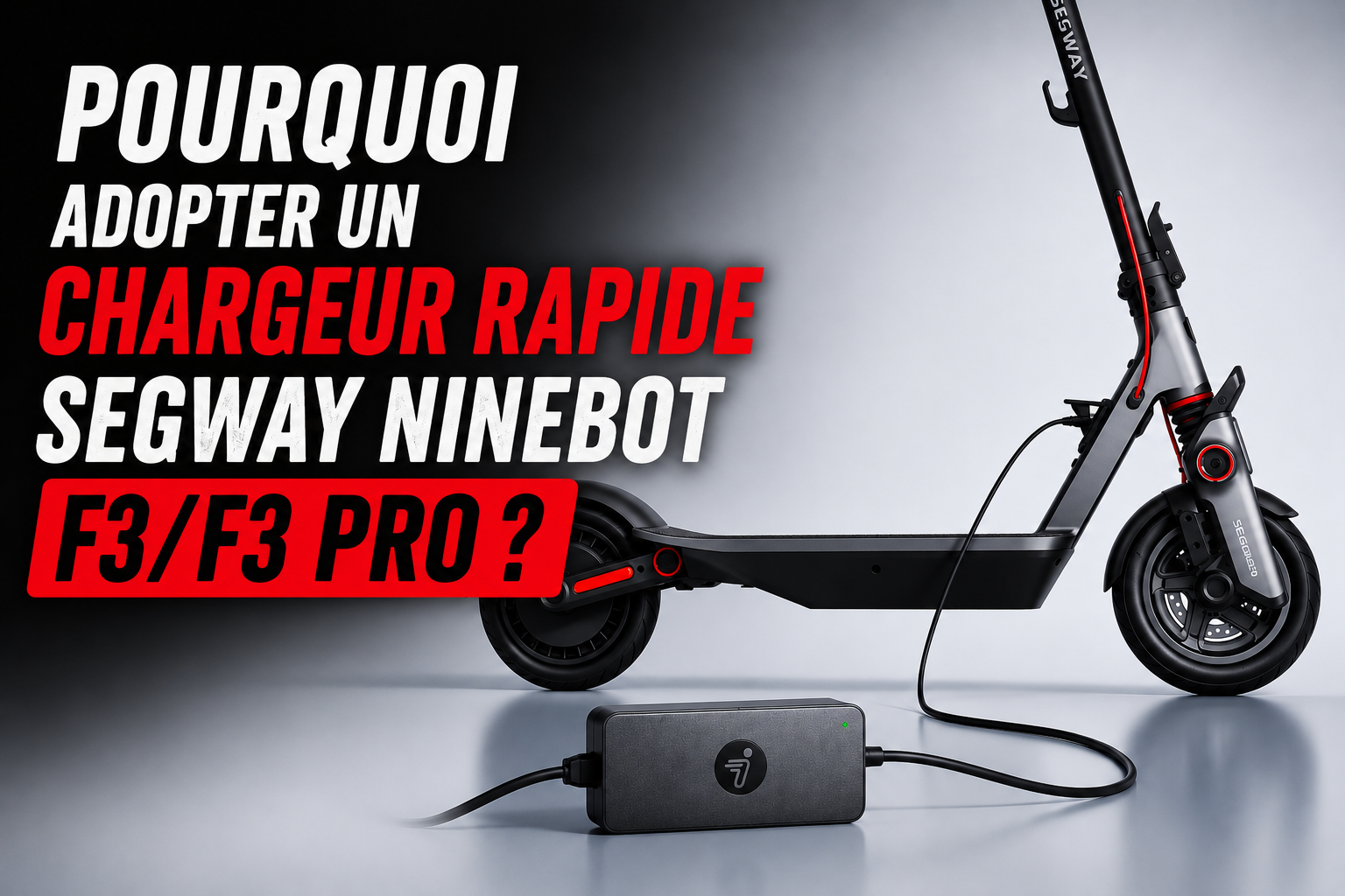 Pourquoi adopter un chargeur rapide Segway Ninebot F3/F3 Pro