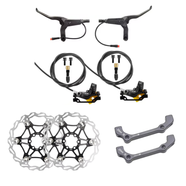 Pack Freins Nutt KuKirin G2 Master + Disques 160 mm + Adaptateurs