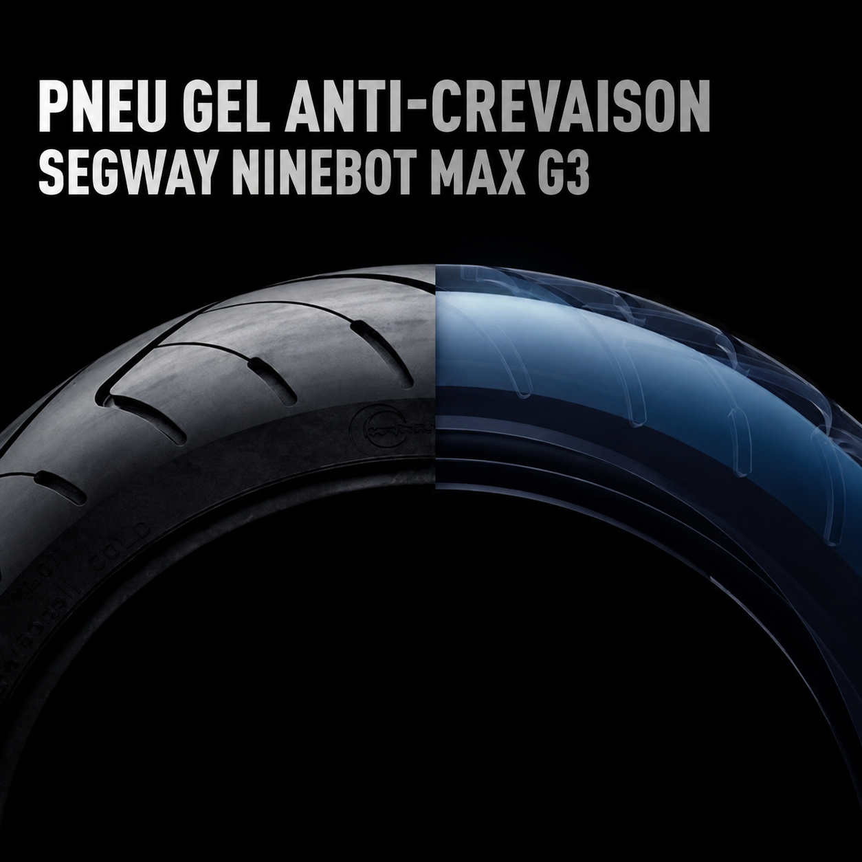 Pneu gel anti-crevaison Segway Ninebot Max G3