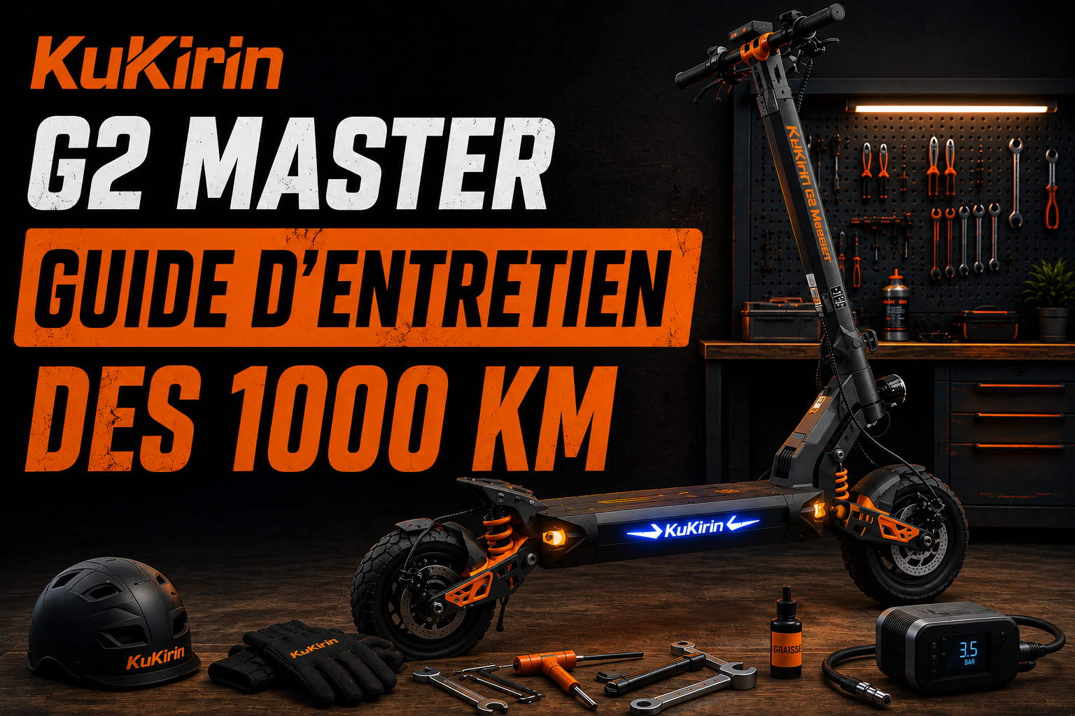 Guide d&rsquo;entretien des 1000 km KuKirin G2 Master
