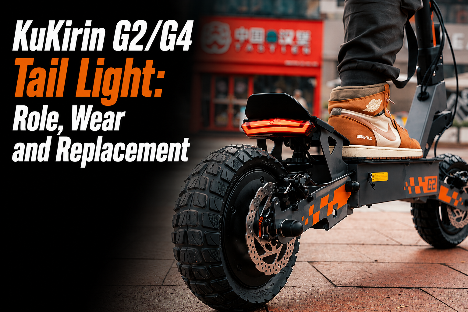 KuKirin G2/G4 Tail Light: Role, Wear and Replacement