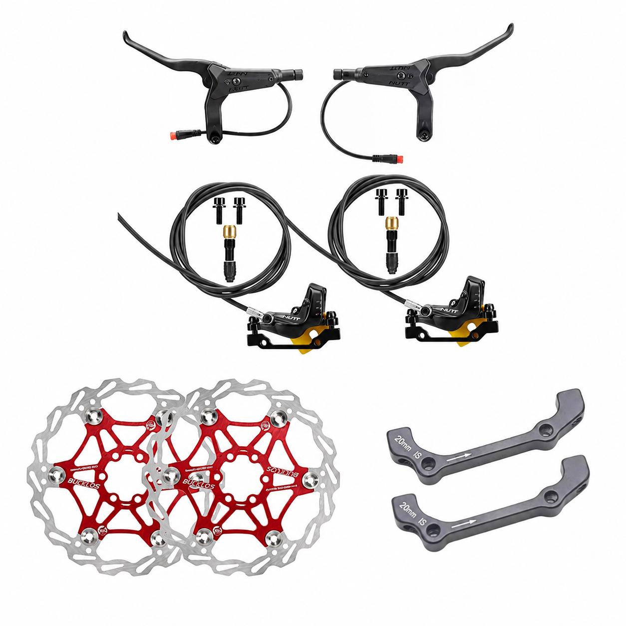 Nutt Brake Kit KuKirin G2 Master + 160 mm Discs + Adapters