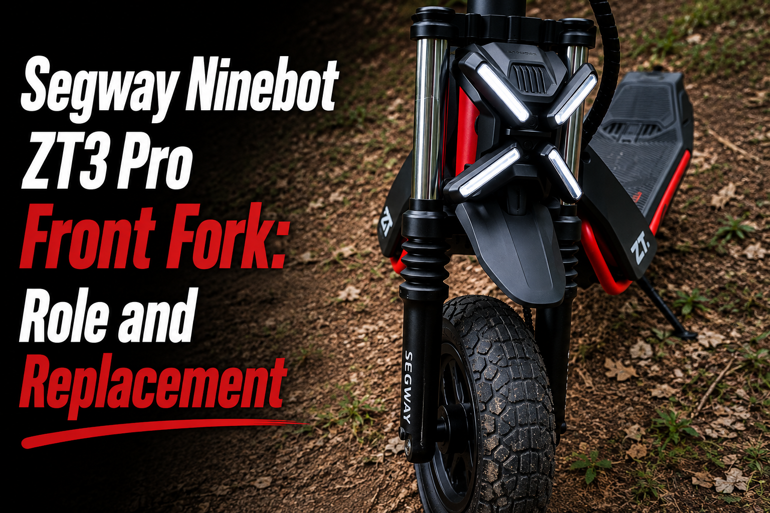 Segway Ninebot ZT3 Pro Front Fork: Role and Replacement
