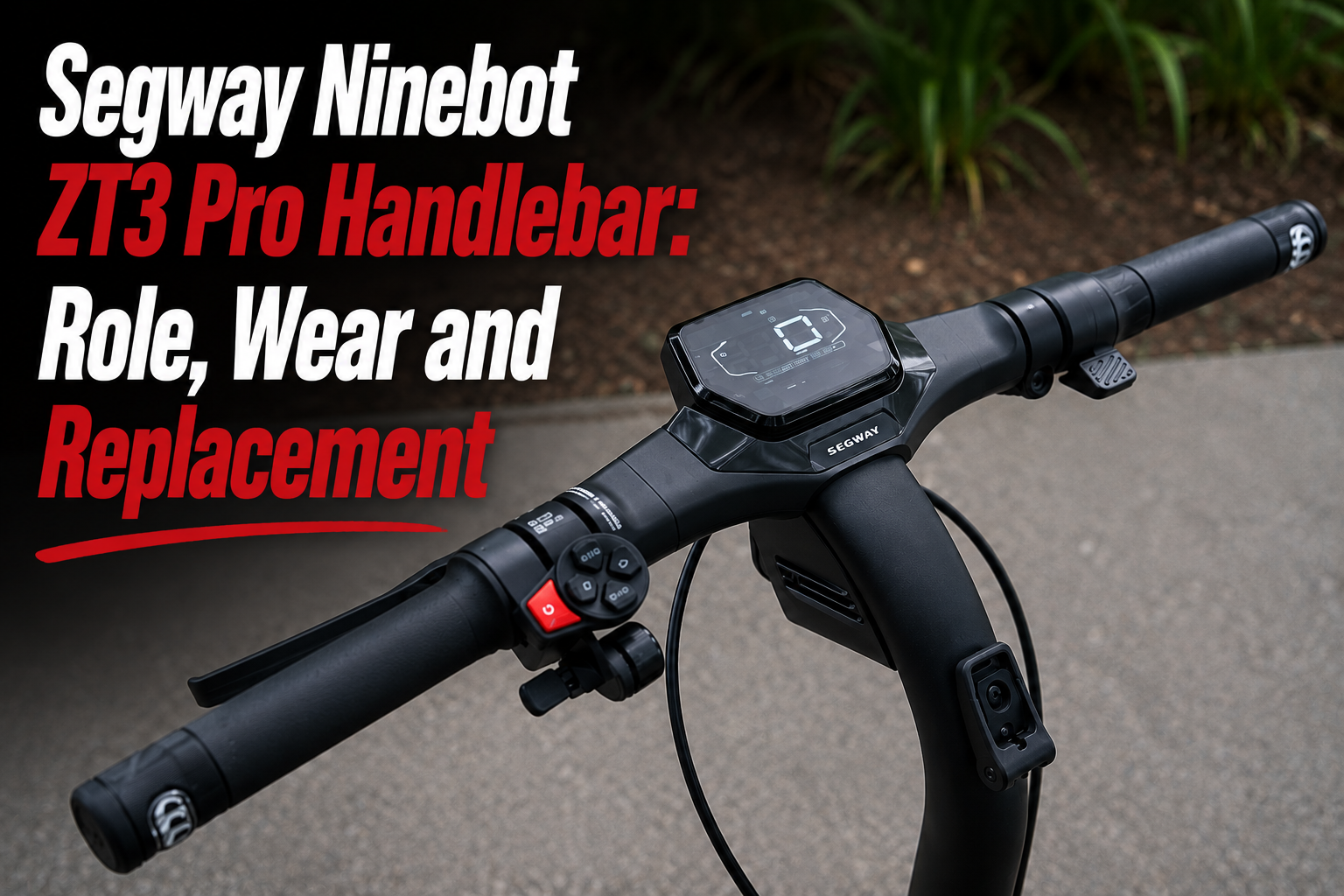 Segway Ninebot ZT3 Pro Handlebar: Role, Wear and Replacement