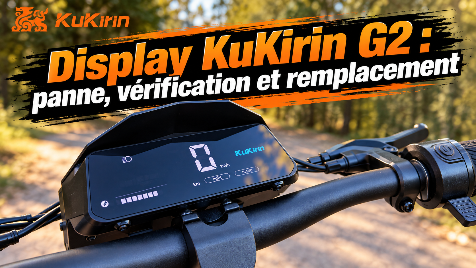 Display KuKirin G2 : panne, vérification et remplacement