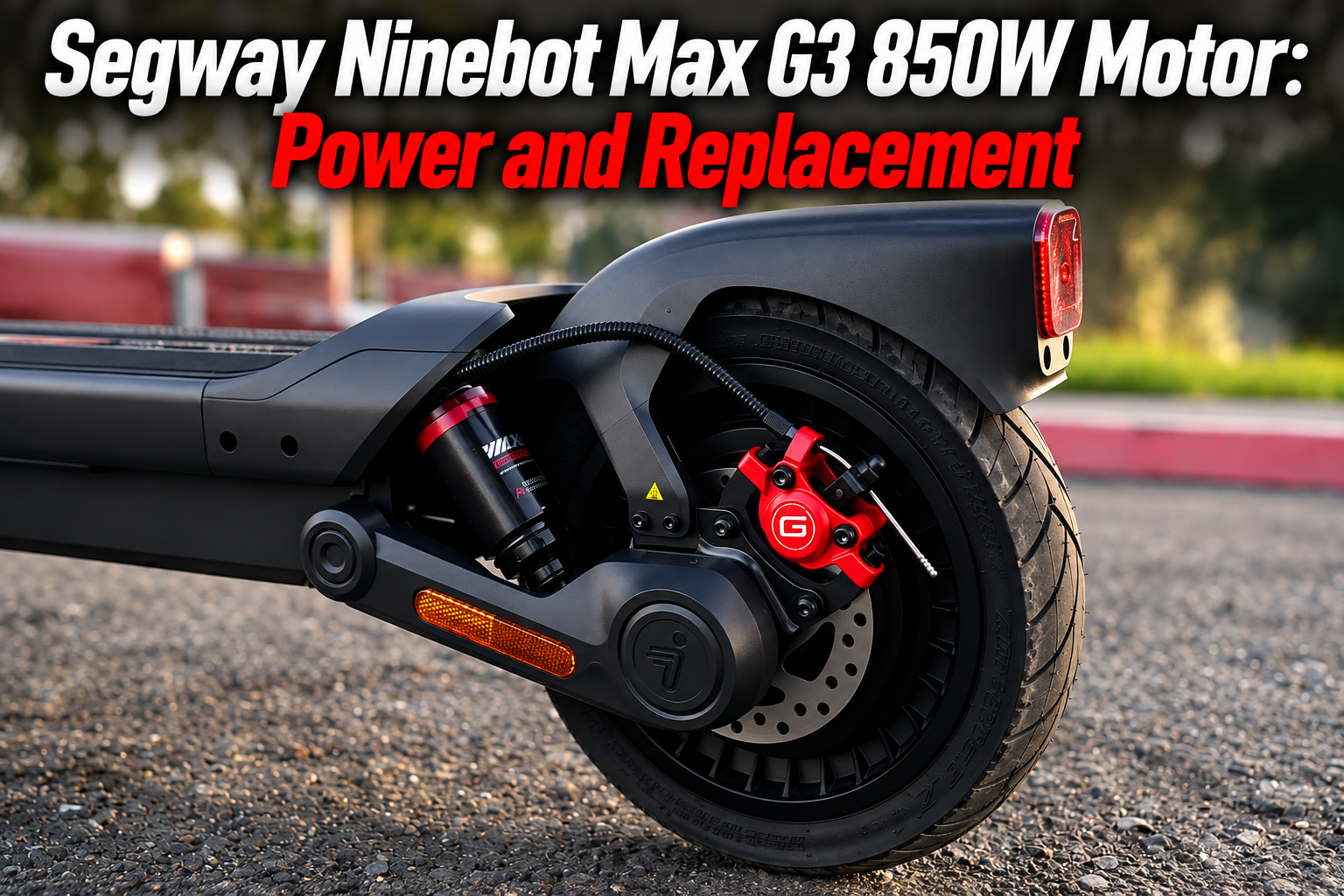 Segway Ninebot Max G3 850W Motor: Power and Replacement