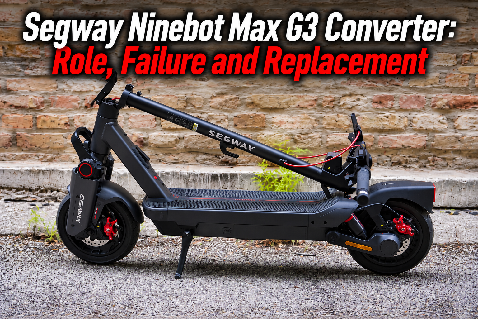 Segway Ninebot Max G3 Converter: Role, Failure and Replace