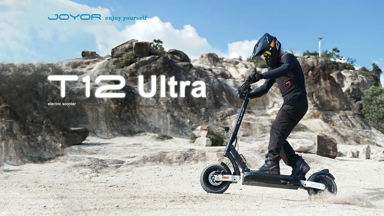 Joyor T12 Ultra : 2 × 1000W, 85 km et suspensions hydrauliques